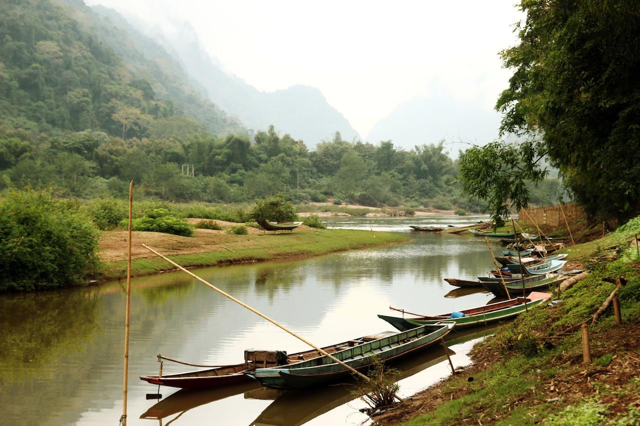 Riverview Bungalows & Gh Muang Ngoi Eksteriør billede